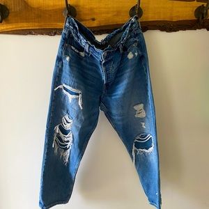 Deconstructed Ripped Jeans GAP
